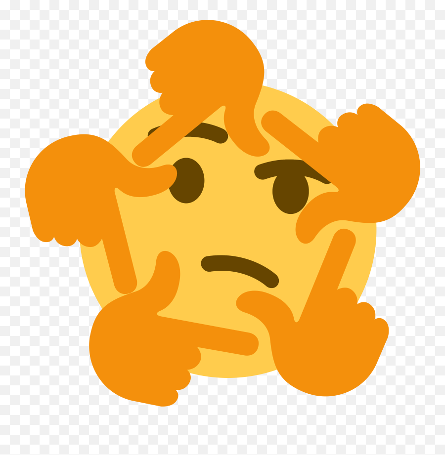 Thinking - Thinking Face Emoji Meme,Rotating Thinking Emoji