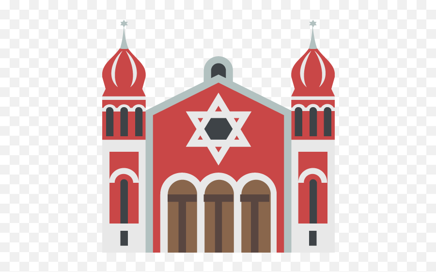Emoji Background Clipart - Synagogue Emoji,Temple Emoji
