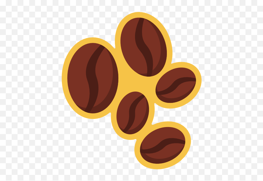 Coffee Beans Sticker - Circle Emoji,Coffee Bean Emoji