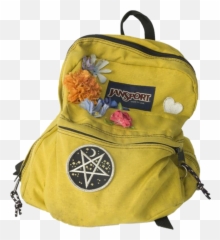 Jansport Backpack Yellow School - Aesthetic Mood Board Png Emoji,Emoji School Backpack