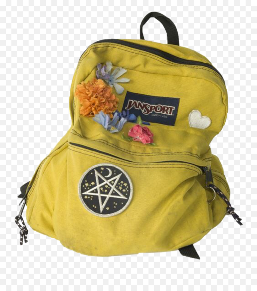 Jansport Backpack Yellow School - Aesthetic Mood Board Png Emoji,Emoji School Backpack