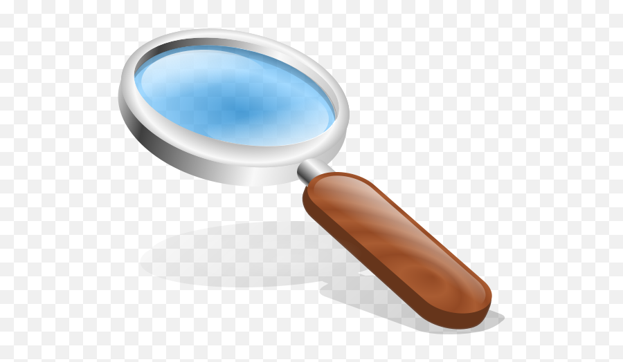 Brown Magnifying Glass Vector Image - Moving Magnifying Glass Animation Emoji,Find The Emoji Magnifying Glass