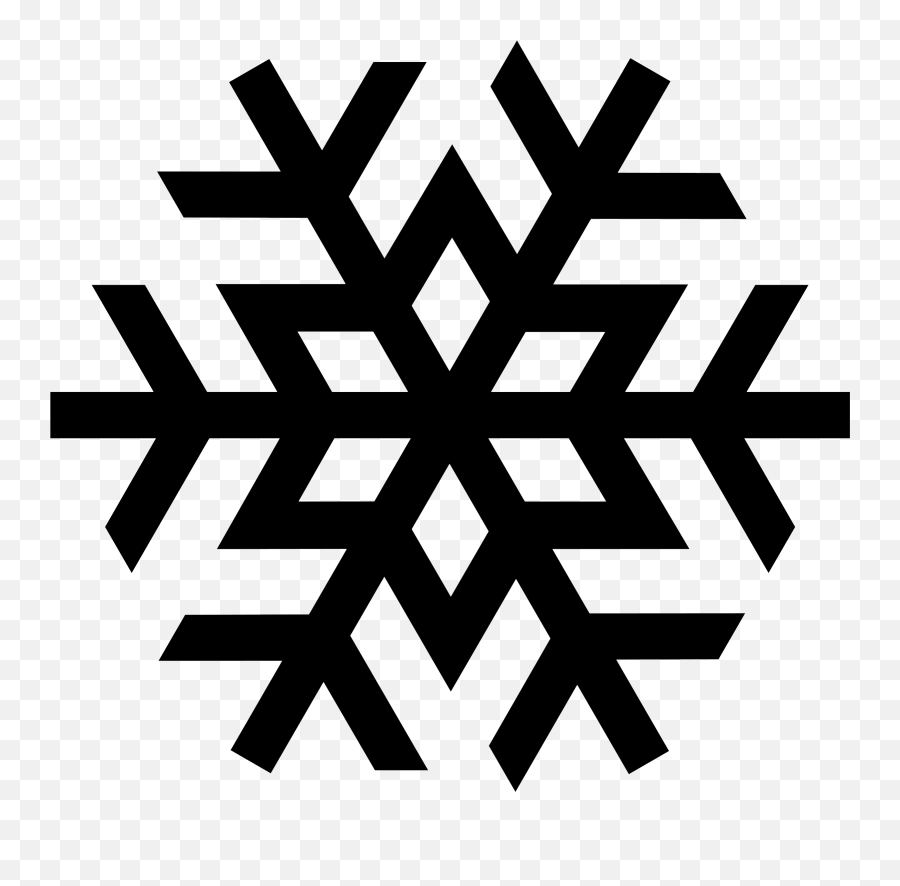 Clipart Snowflake Shape Clipart - Snowflakes Silhouette Png Emoji,Snowflake Emoji Transparent