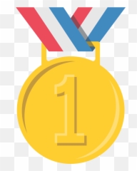 Emojione 1f947 - Transparent Background Medal Emoji,First Emoji