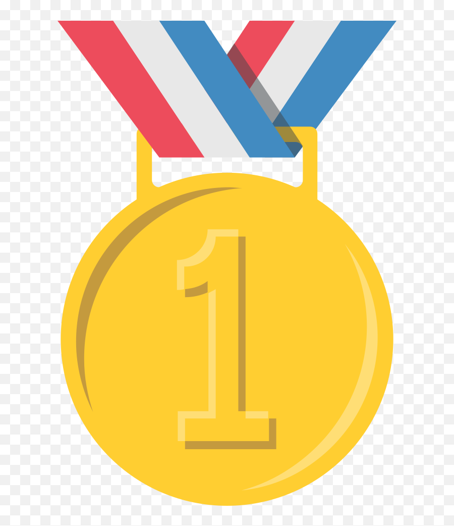 Emojione 1f947 - Transparent Background Medal Emoji,First Emoji