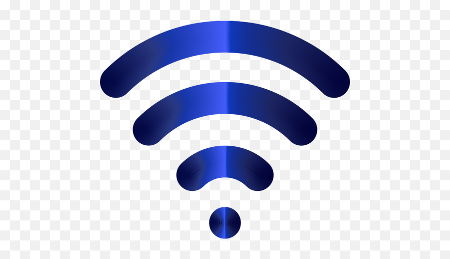 Blue Wireless Signal Icon - Wireless Signal Icon Png Emoji,No Signal Emoji