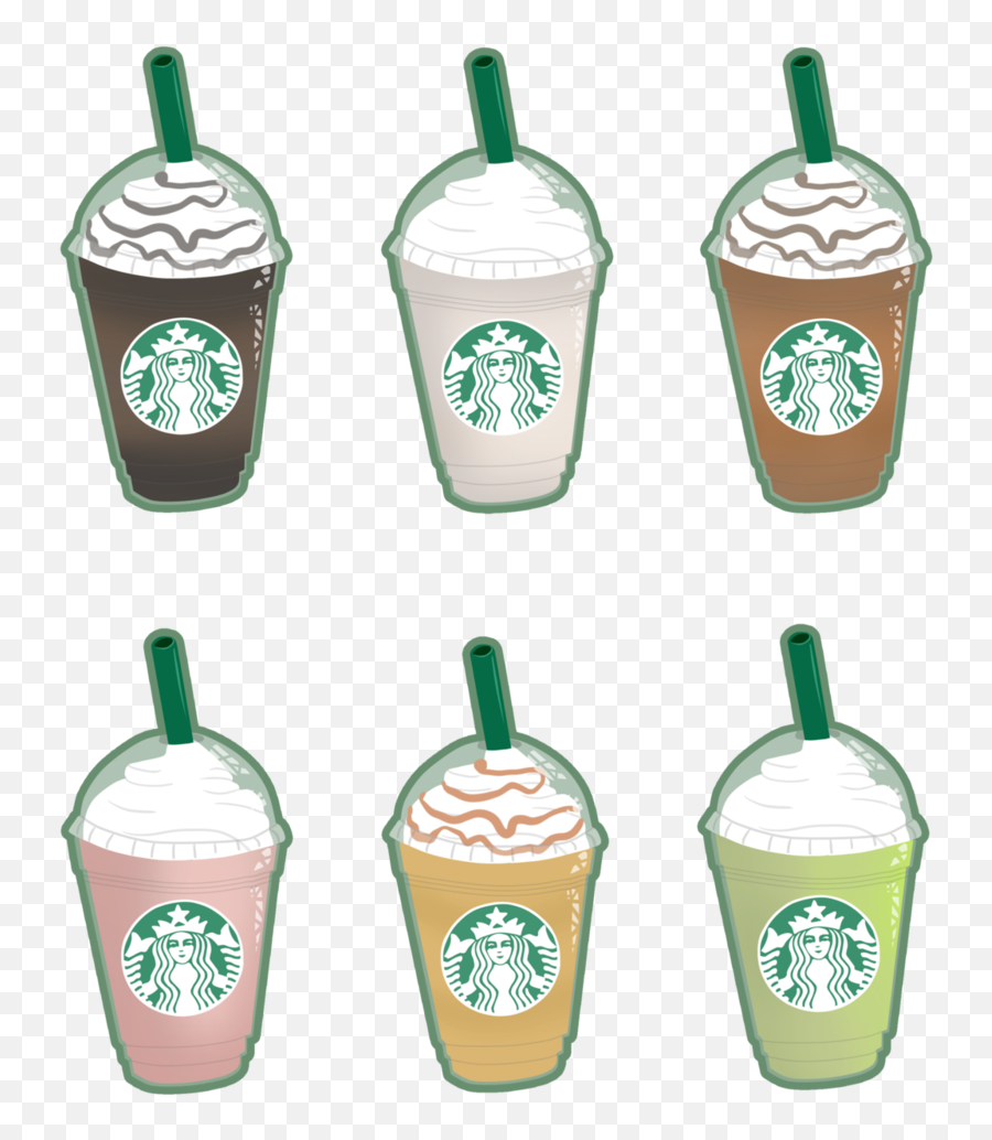 Starbucks Clipart Frappuccino Clipart - Drawing Of Starbucks Frappuccino Emoji,Frappuccino Emoji