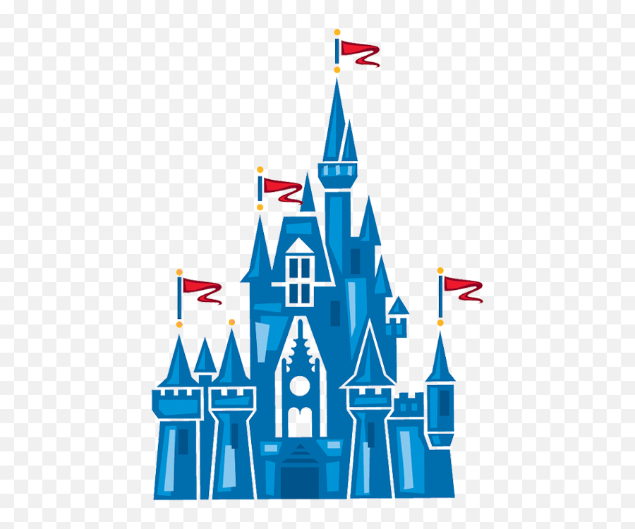 Disney Clipart Castle Disney Castle - Magic Kingdom Logo Png Emoji,Disney Castle Emoji