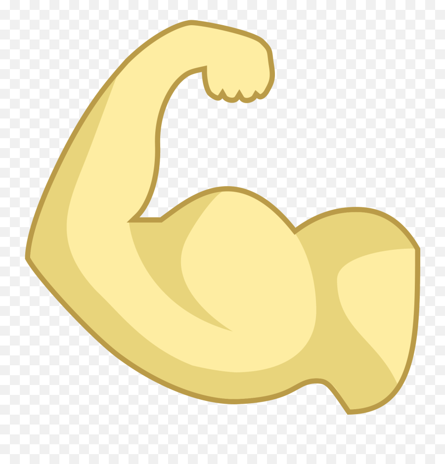 Muscle Clipart Bicep Curl Muscle Bicep - Clip Art Emoji,Bicep Emoji Png