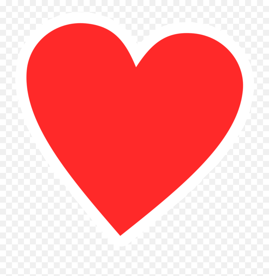 Heart Hearts Emoji Emojis Red Pink Hotpink White Border - Simple Red Heart Drawing,Emoji Border