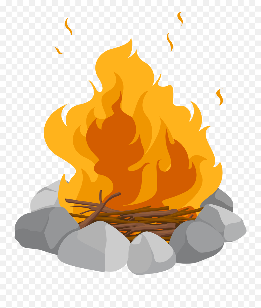 Camp Fire Png Picture - Transparent Background Bonfire Clipart Emoji,Campfire Emoji