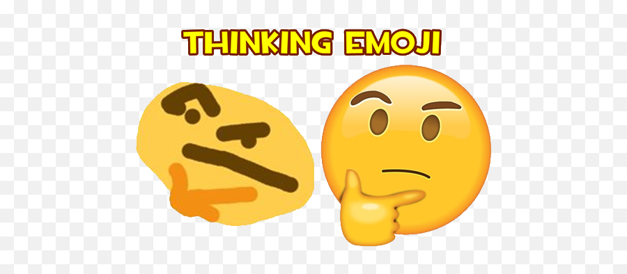 Hmmmm - Thinking Emoji Meme Transparent,Hmmmm Emoji
