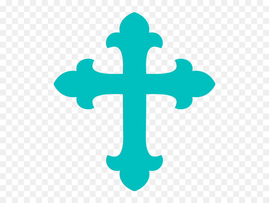 Cross Clipart Blue Cross Blue - Cross Blue Clipart Emoji,Crucifix Emoji