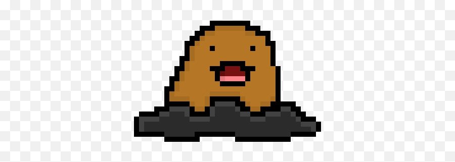 Diglett Pixel Art Maker - Png Logos Discord Emoji,Teddy Bear Emoticon