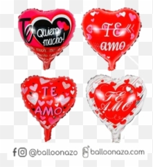 Globos Amor Te Amo Te Quiero Mucho Flecha Corazon 10 Inch - Globos Metalizados Te Amo Emoji,Te Amo Emoji