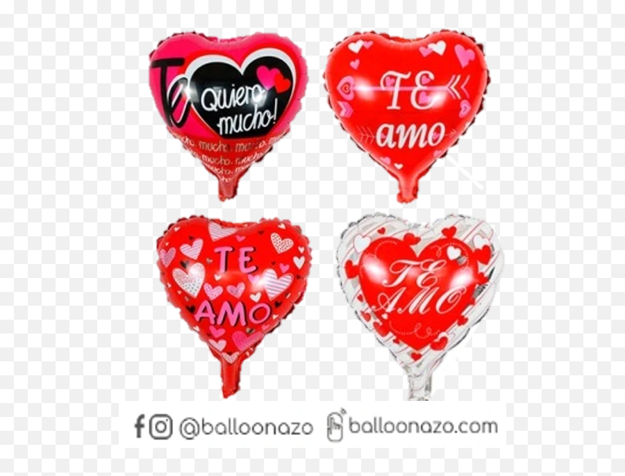 Globos Amor Te Amo Te Quiero Mucho Flecha Corazon 10 Inch - Globos Metalizados Te Amo Emoji,Te Amo Emoji