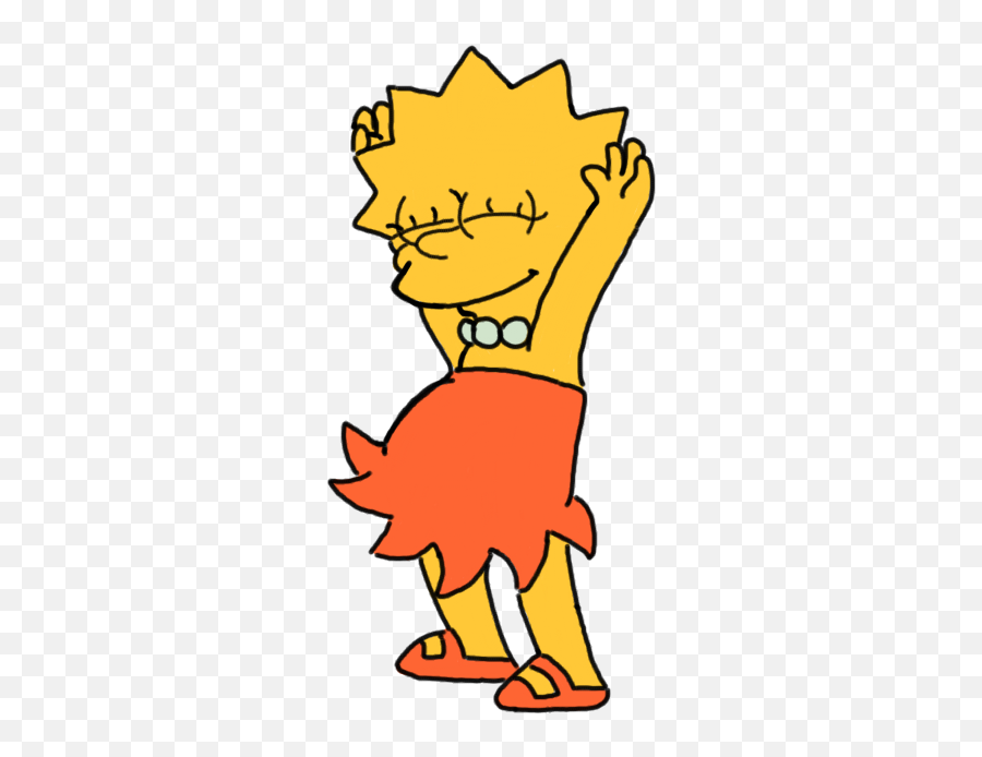 Popular And Trending Dancing Stickers On Picsart - Lisa Simpson Bailando Gif Emoji,Two Dancing Girl Emoji