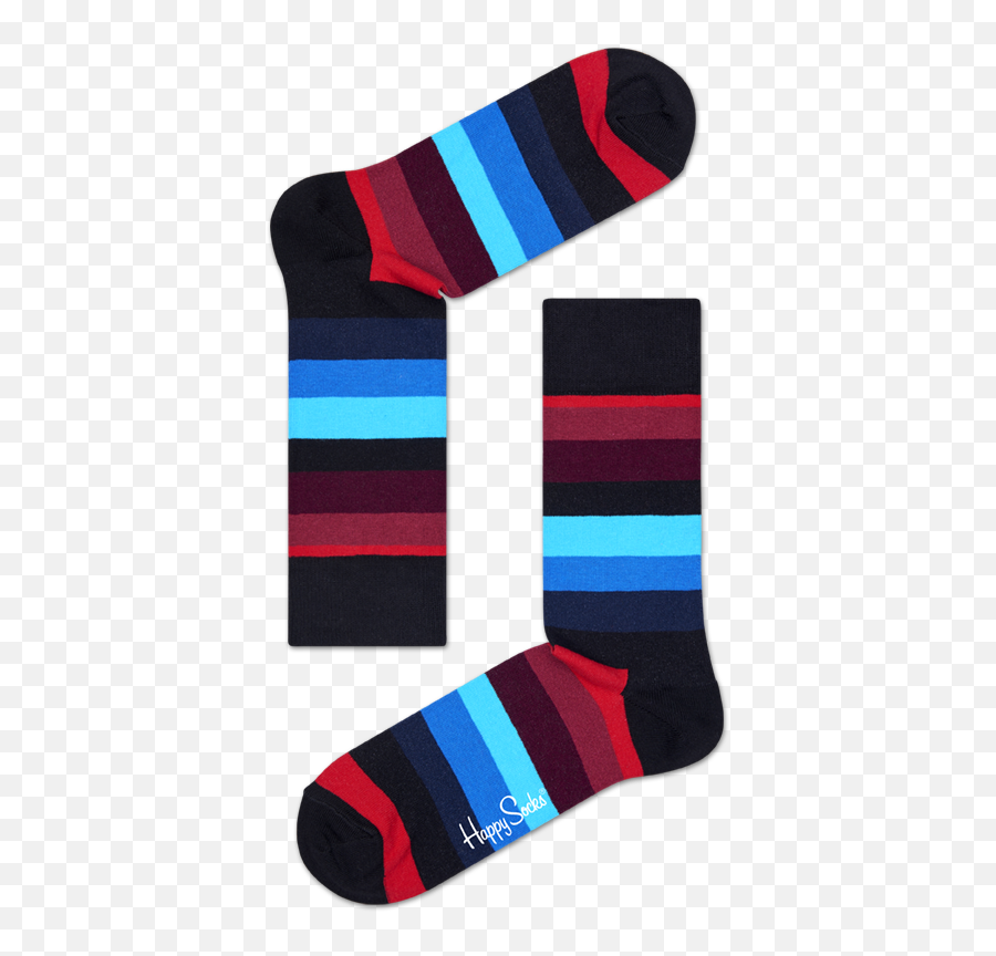 Stripe Sock In 2020 - Happy Socks Gestreift Emoji,Black Emoji Socks