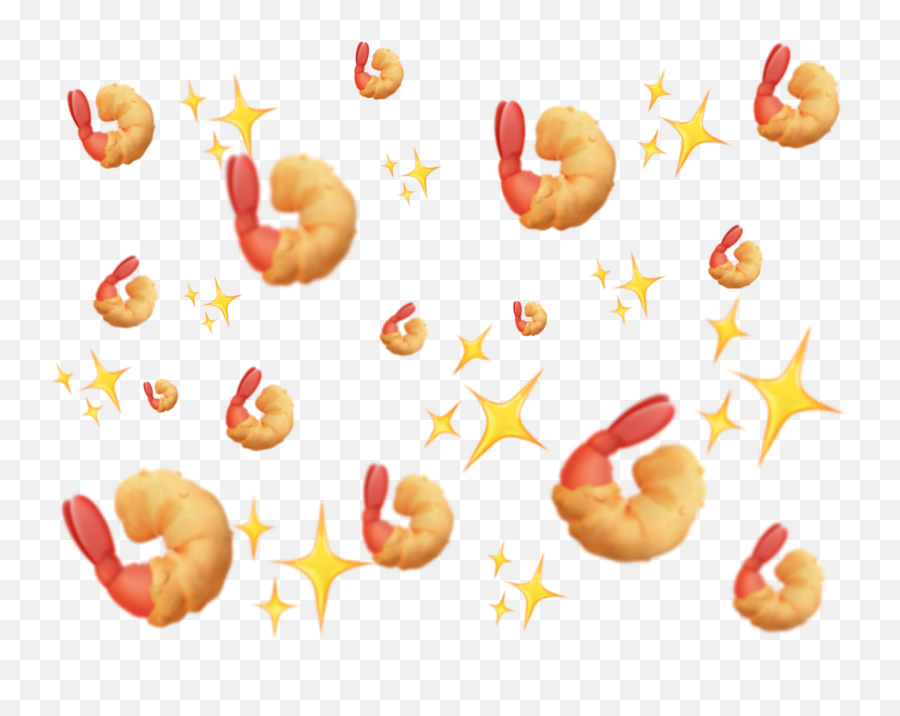 Shrimp Sparkle Emoji Sticker - Soft,Sparkle Emoji
