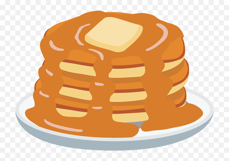 Pancakes Emoji Clipart Free Download Transparent Png - Transparent Plate Of Pancakes Cartoon,Waffle Emoji