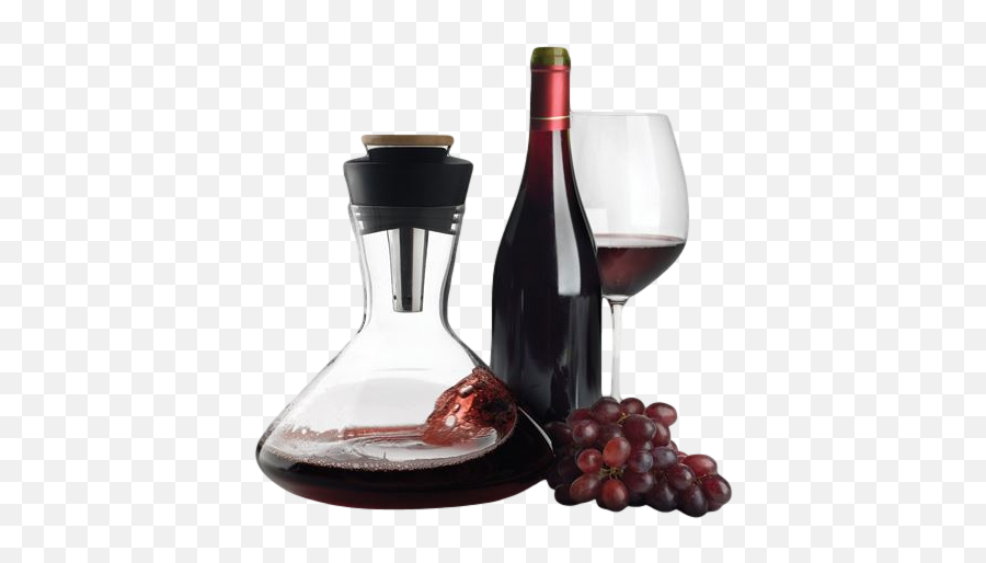 Wine Bottle Glass And Grapes Png Official Psds - Karafa Na Ervené Víno Emoji,Wine Bottle Emoji