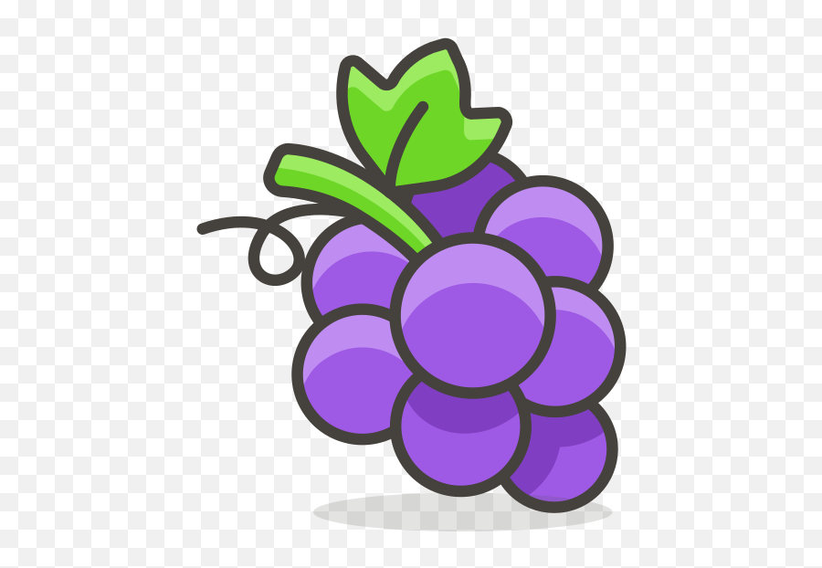 520 - Grapes Svg Emoji,Purple Emoji Meaning