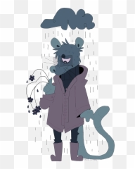 Ota Closed Pensive Emoji Sewer Rat - Cartoon,Rat Emoji