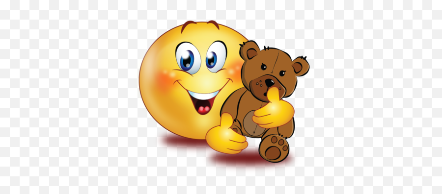 Lovely Teddy Bear Emoji - Camera Emoji Png Transparent,Bear Emoticon
