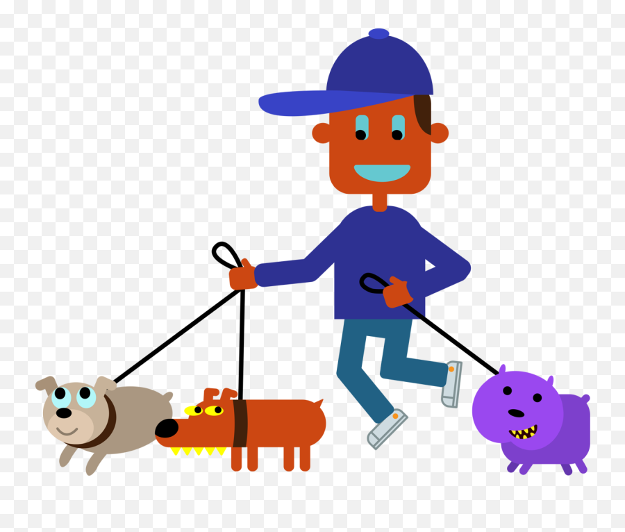 Clipart Walking Emoji Picture - Dog Walker Emoji,Walking Emoji