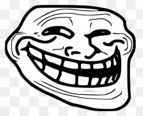 Trollface - Sad Troll Face Png Emoji,Troll Emoji - free transparent ...