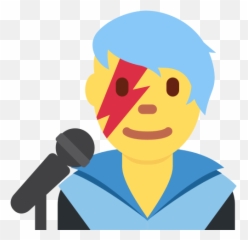 Man Singer Emoji Meaning With Pictures - Emoji Cantante,Singing Emoji