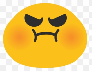 Emoji Angry Face Android Emoticon Sms - Angry Pout Emoji,Mad Emoji