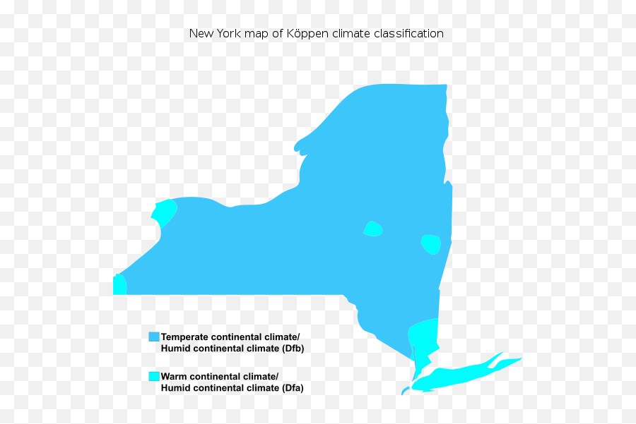 New York Map Of Köppen Climate - Koppen Climate Classification New York Emoji,New Jersey Emoji