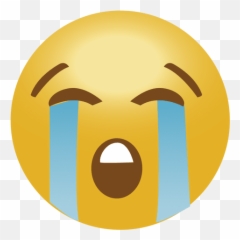Cry Emoji Emoticon - Png