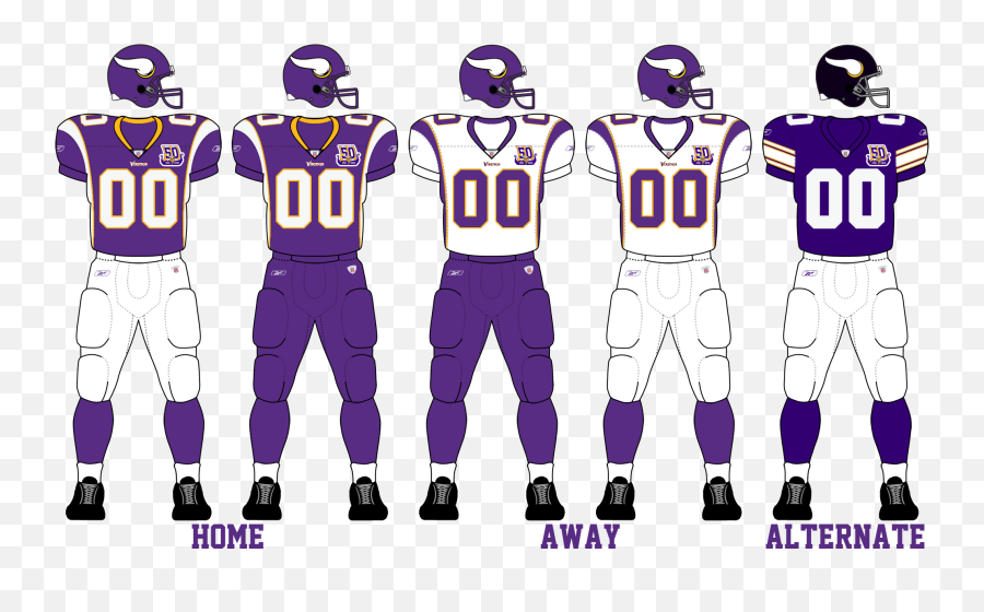 Minnesota Vikings 2010 Uniforms - Minnesota Vikings 2010 Uniforms Emoji,Viking Helmet Emoji