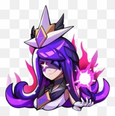 Pin - Star Guardian Syndra Chibi Emoji,League Of Legends Emoji