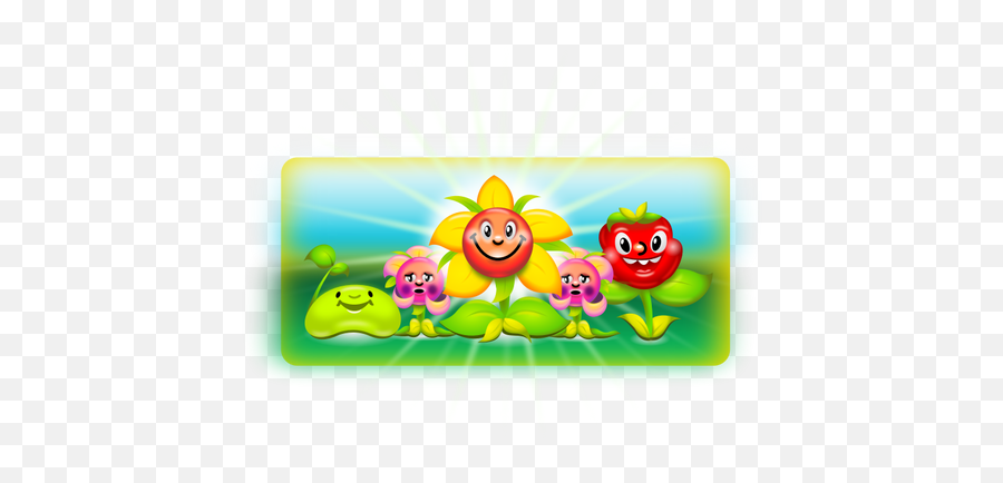 Vector Graphics Of Happy Flowers Cartoon Drawing - Persona Feliz En Mono Animado Emoji,Flower Emoticon