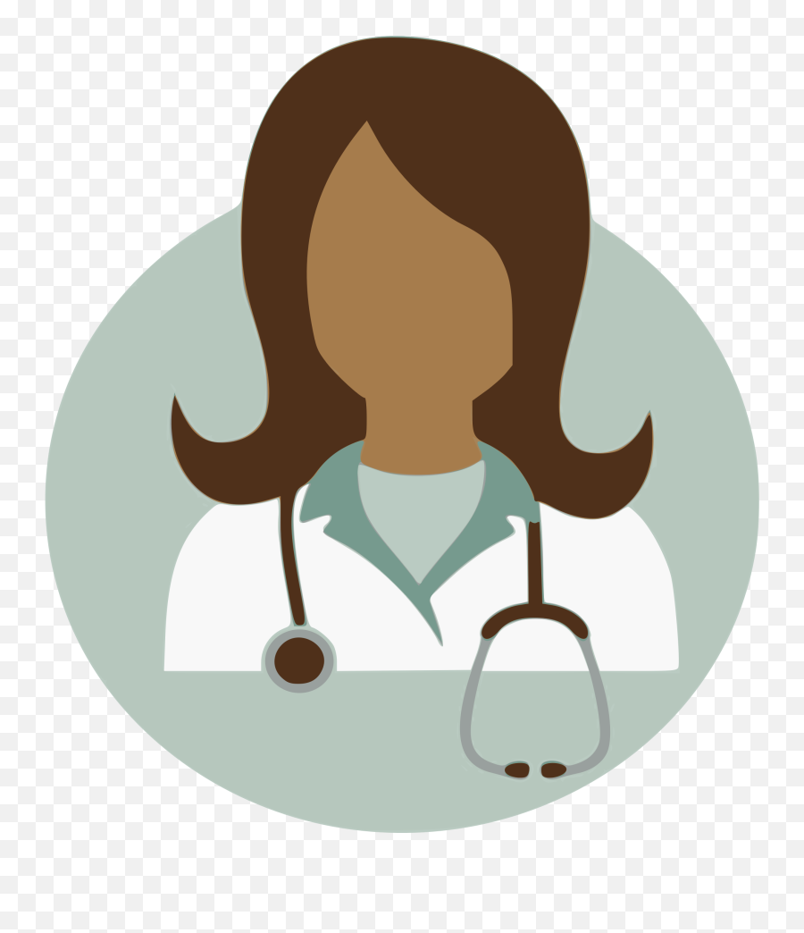 Icon Doctor Clipart Png - Transparent Female Doctor Clipart Emoji,Female Doctor Emoji