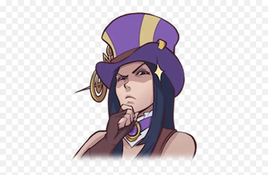 League Of Legends Whatsapp Stickers - Stickers Cloud Caitlyn League Of Legends Sticker Emoji,League Of Legend Emoji