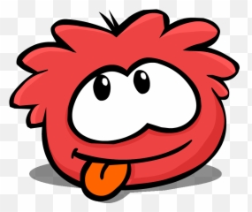 Sticking Out Tongue - Club Penguin Puffles Emoji