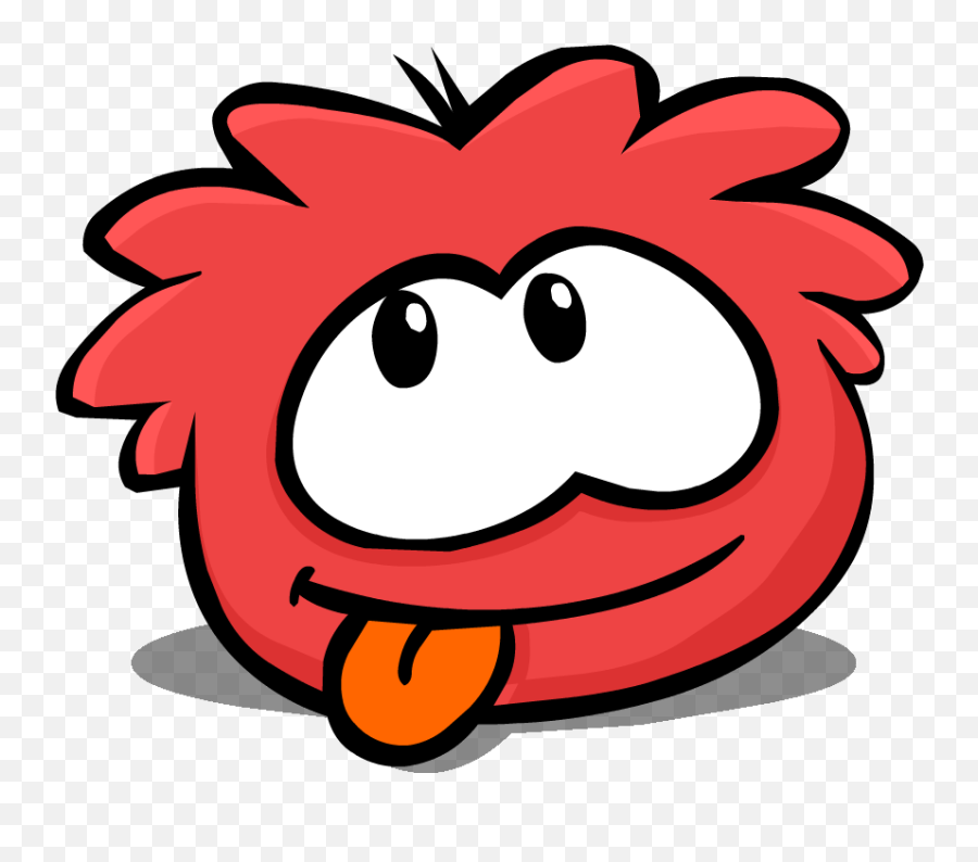 Sticking Out Tongue - Club Penguin Puffles Tongue Emoji,Sticking Tongue Out Emoji