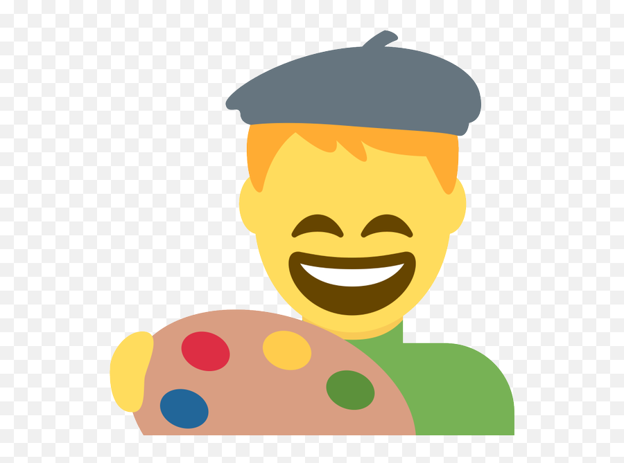 Emoji Face Mashup Bot On Twitter U200d Man Artist - Emoji Pintor,18 Emoji