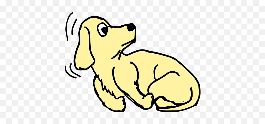 Cartoon Dog Dog Vectors - Dog Easy Drawing Cartoon Emoji,Dog Bone Emoji