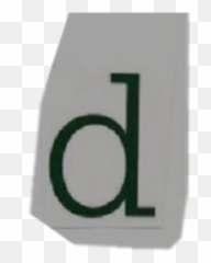 Letters Alphabet D Gray Sticker - Language Emoji