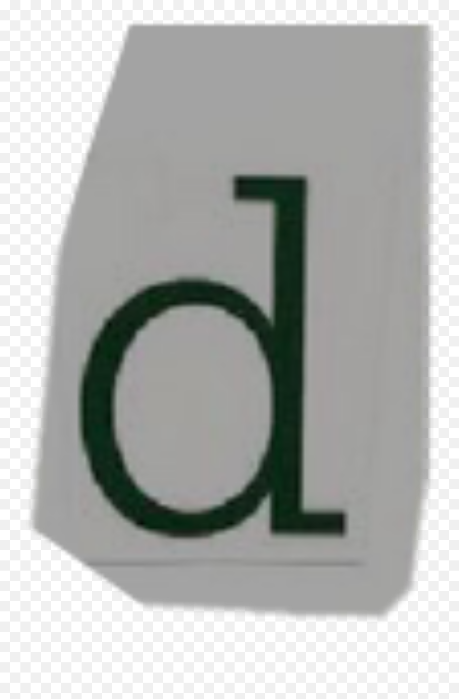 Letters Letter Alphabet D Gray Sticker - Language Emoji,Letter D Emoji