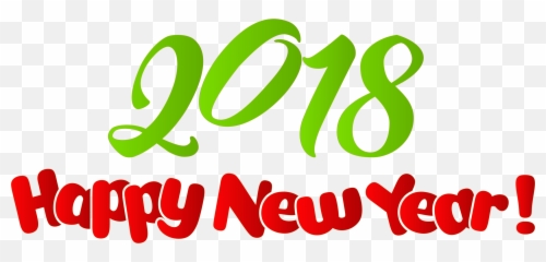 Happy Holidays New Year Transparent - 2018 Images Png Emoji