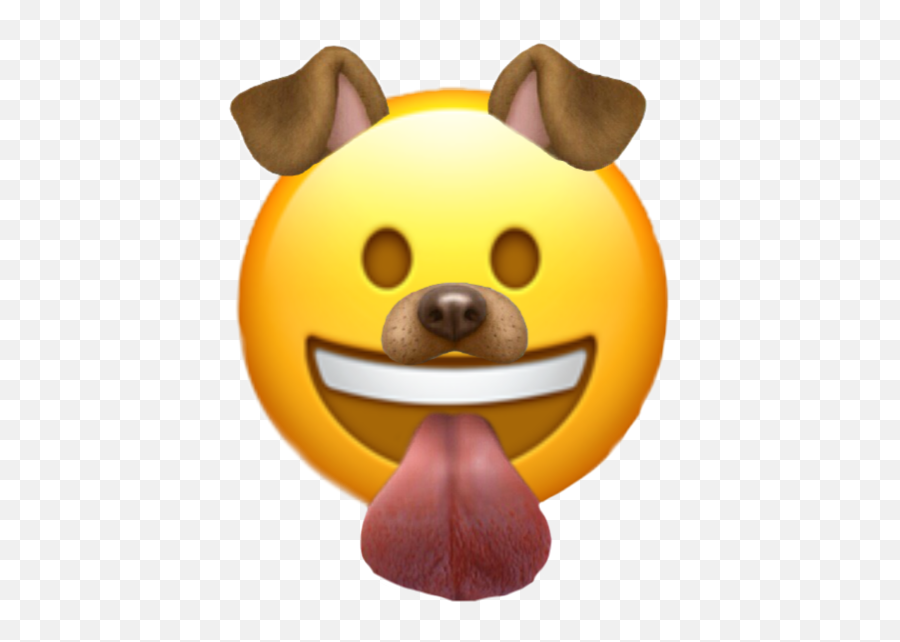 Dog Dogfilter Emoji Filter Snapchat - Grinning Squinting Face Emoji,Emoji Filter