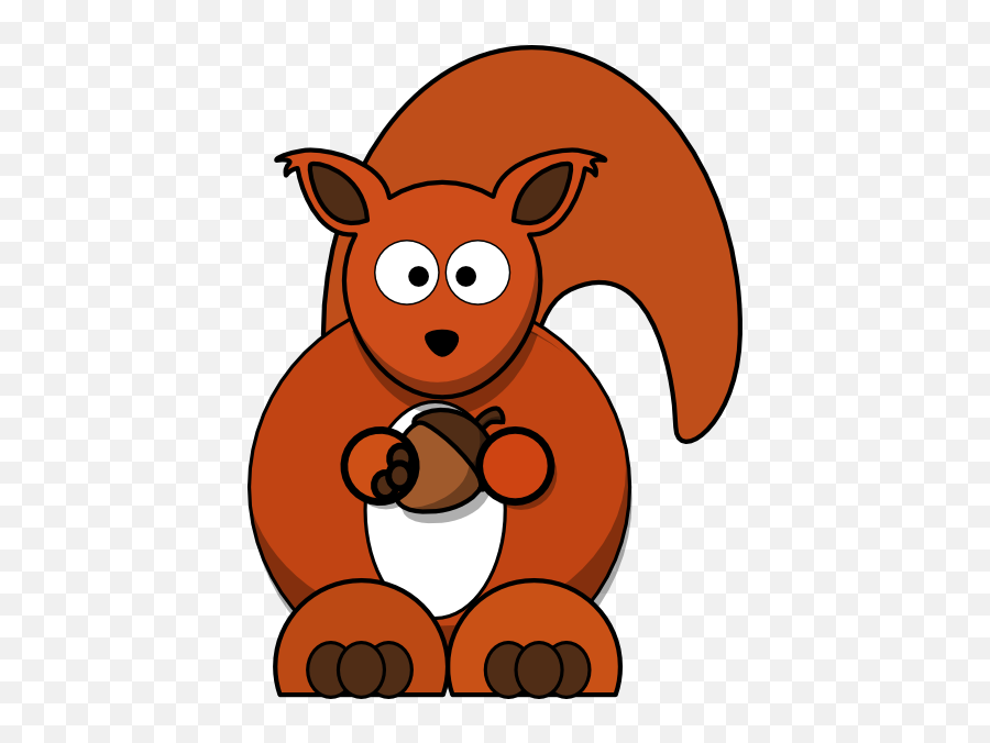 Animated Squirrel Clip Art Dayasriod Top - Cartoon Red Squirrel Clipart Emoji,Squirrel Emoji