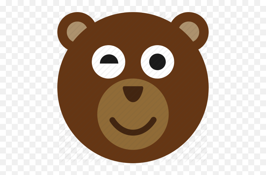 Bear Face Set Volume 2 - Cartoon Emoji,Bear Emoticon