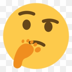 Thinking - Thinking Copy Paste Discord Emoji,Foot Emoji